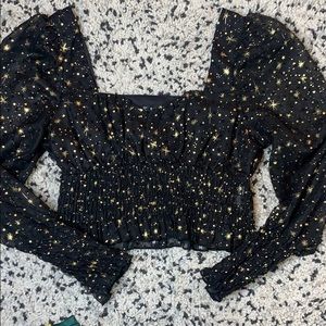 Stars crop top
